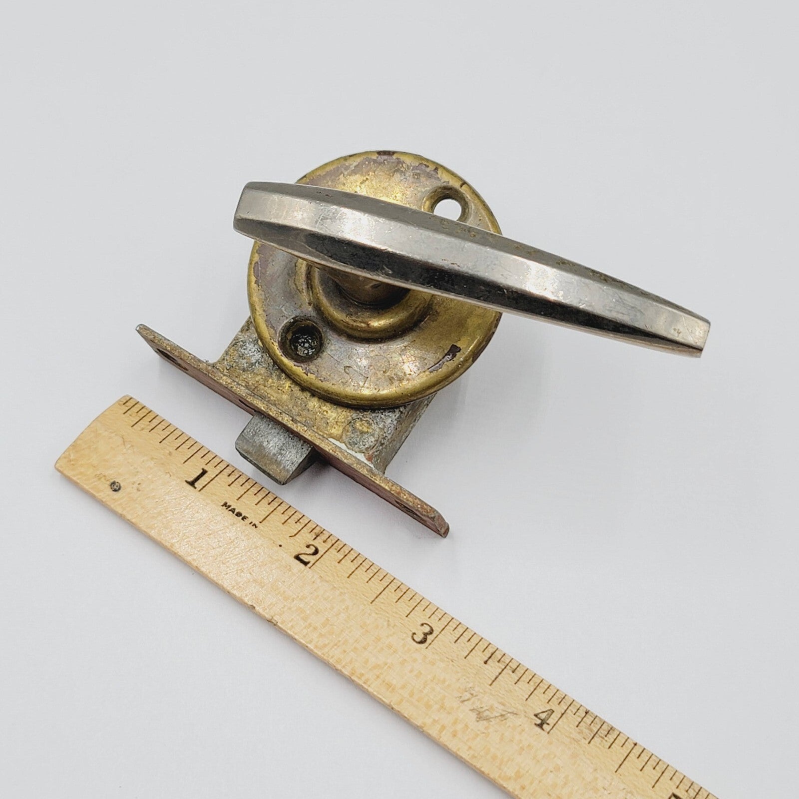 Vintage Hardware Latch and Mortise Cabinet Closet Furniture Salvage