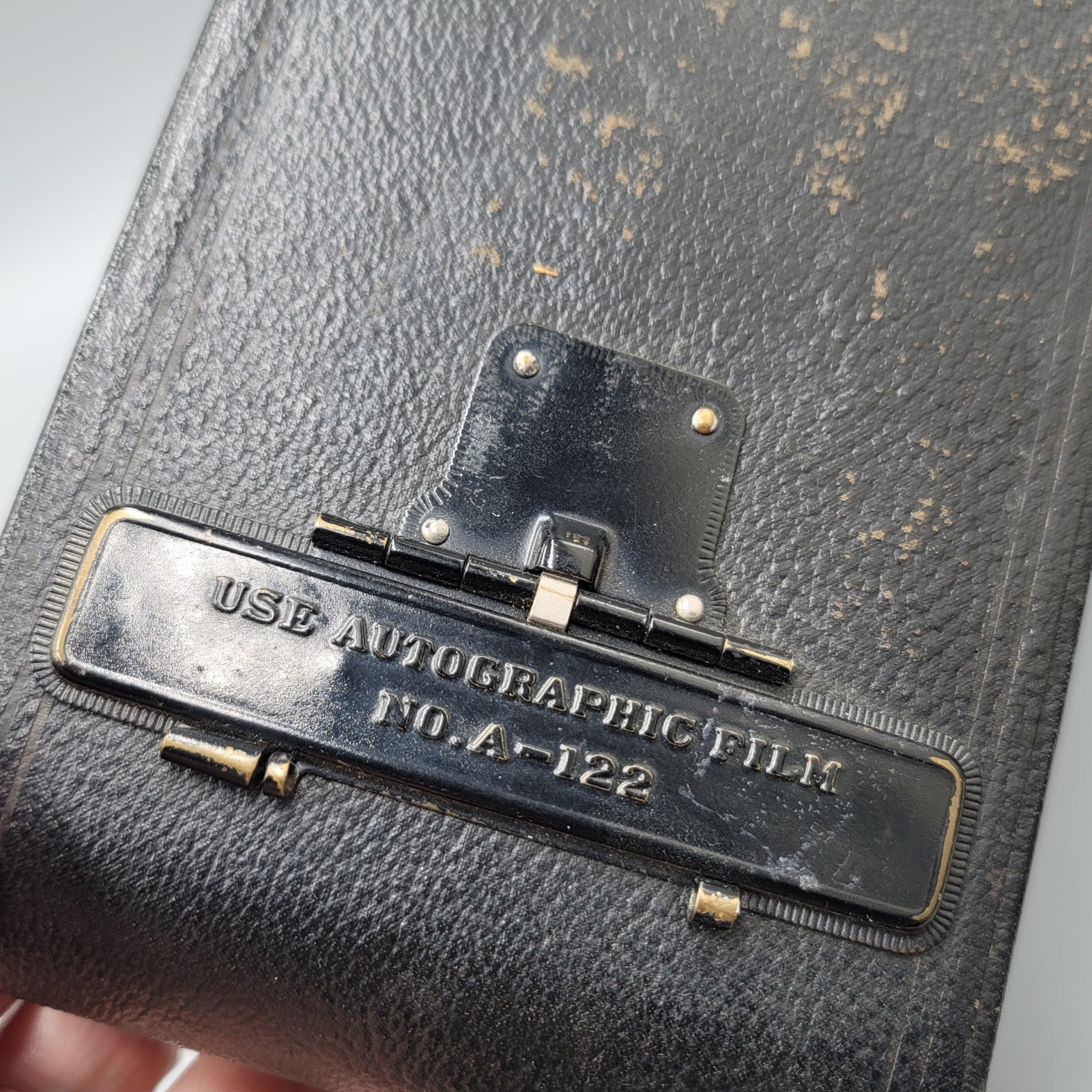 Kodak No 3A Autographic Brownie Folding Bellows Camera Antique GC