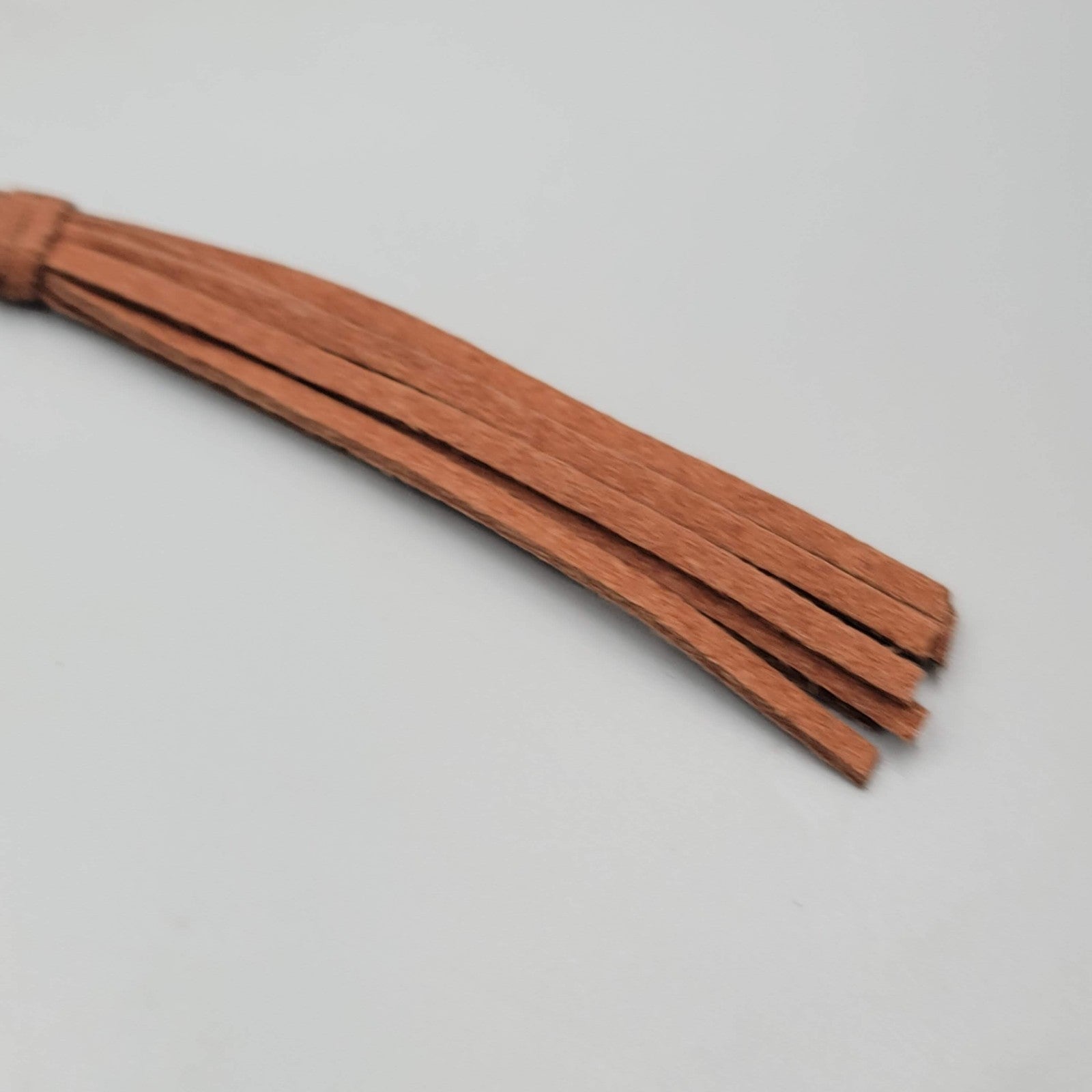 LONG Leather Southwest Style Necklace Blue Bead 40"