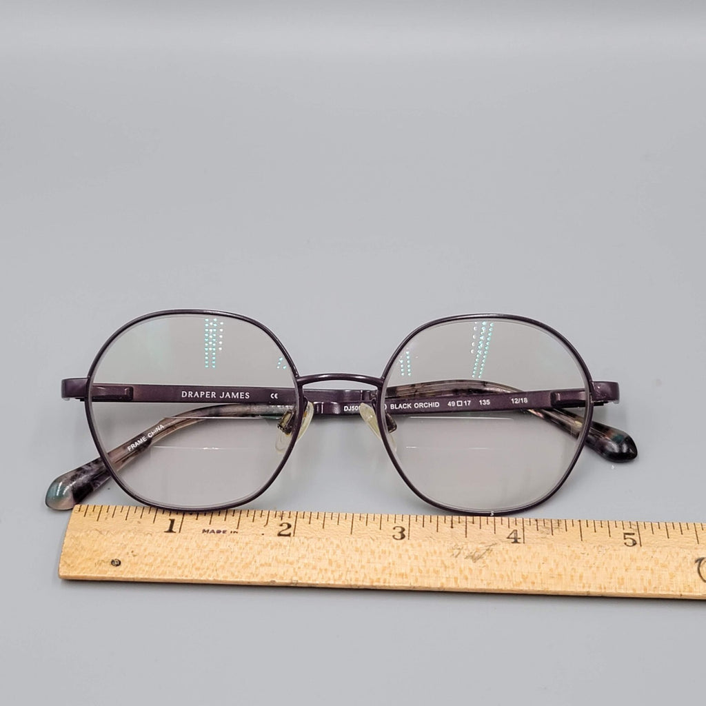 Draper James Womens Eyeglasses DJ5009 539 Black Orchid 49.17.135 Glasses Frames
