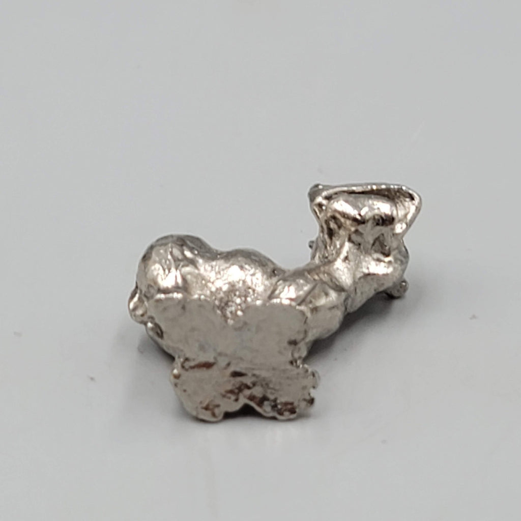 Mini Hippo Figurine Tiny Animal Sculpture Miniature Solid Pewter 1 in