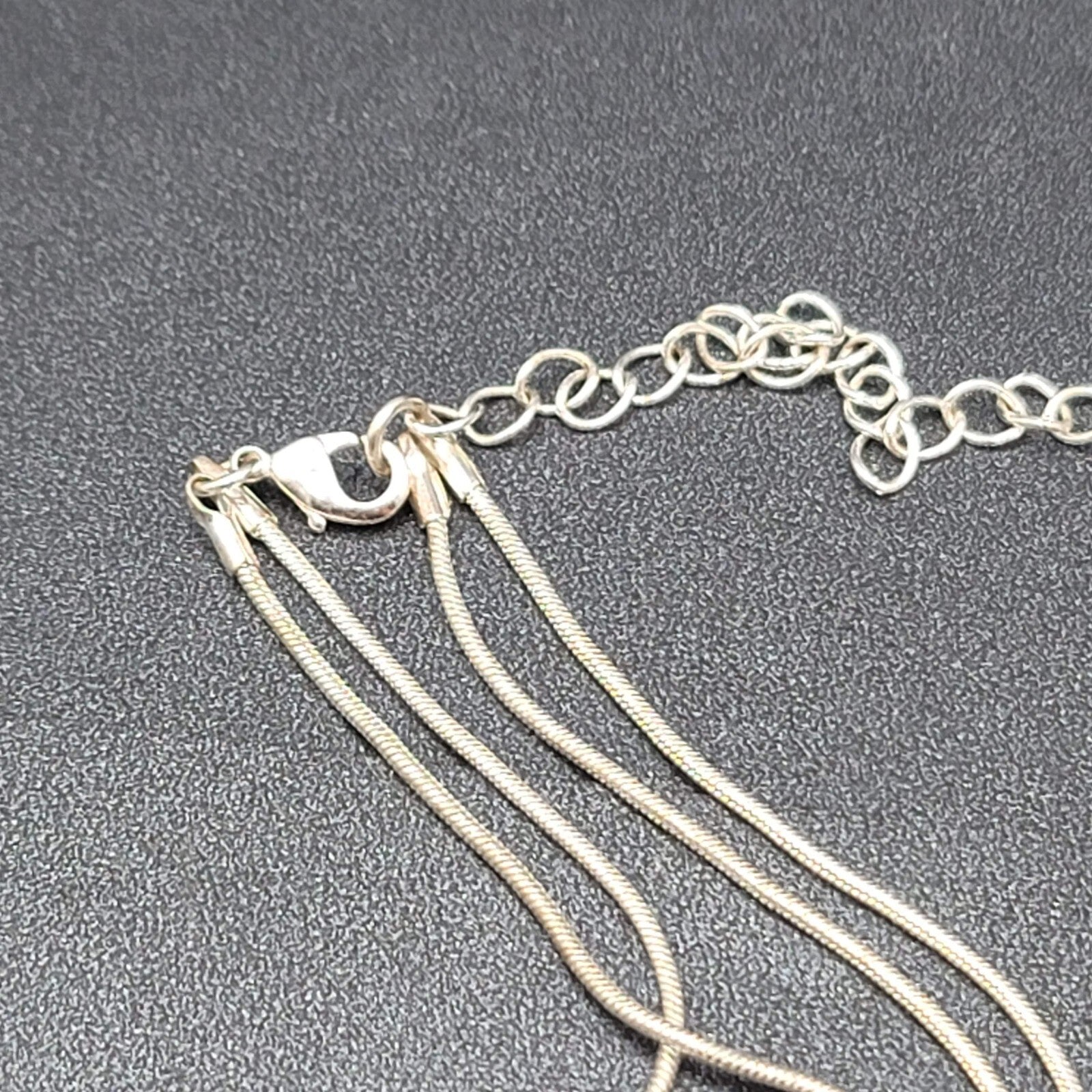 Long Snake Chain Knot Necklace Y Drop 34" - 38"