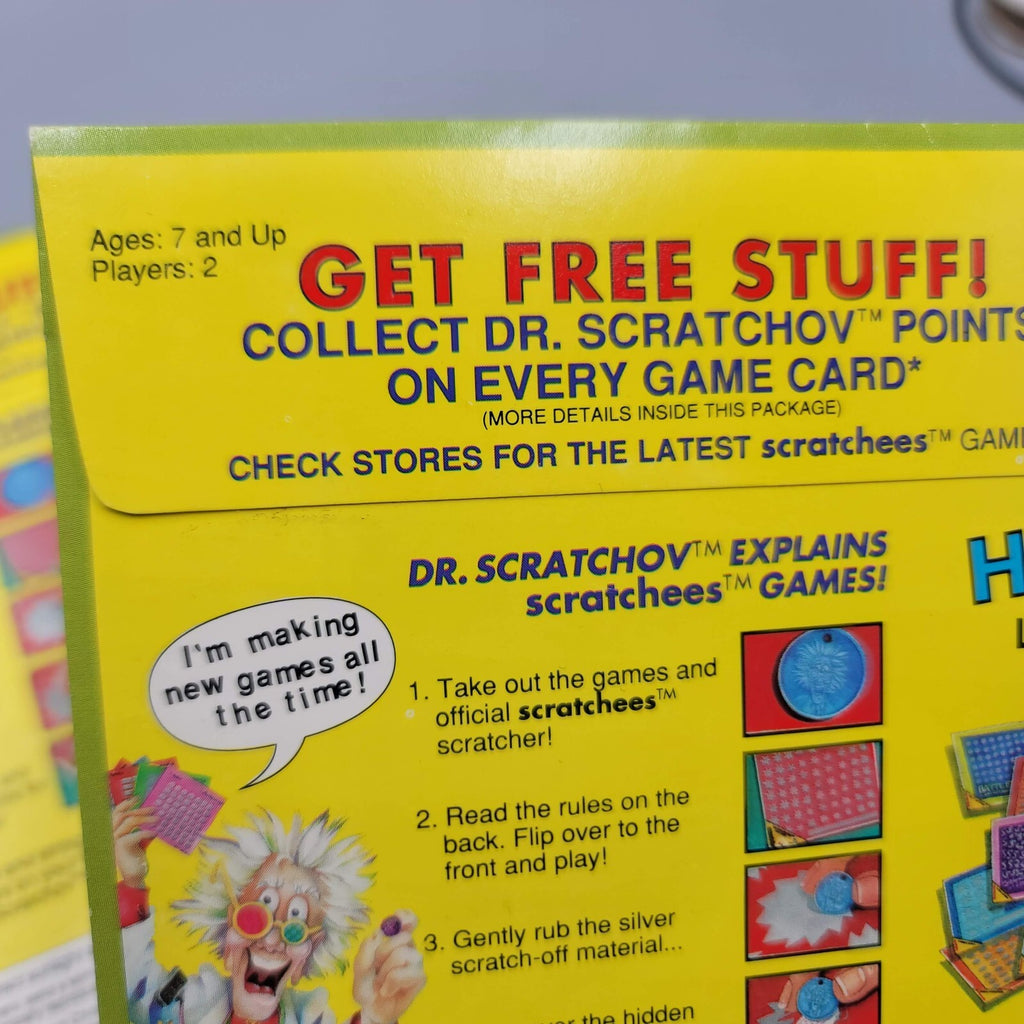 Vintage Fighter Pilot Scratchees Scratch Off Games Dr. Scratchov Lot of 2