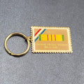 VTG US Stamp Key Chain Ring Honoring Vietnam Veterans 1979 15 cents