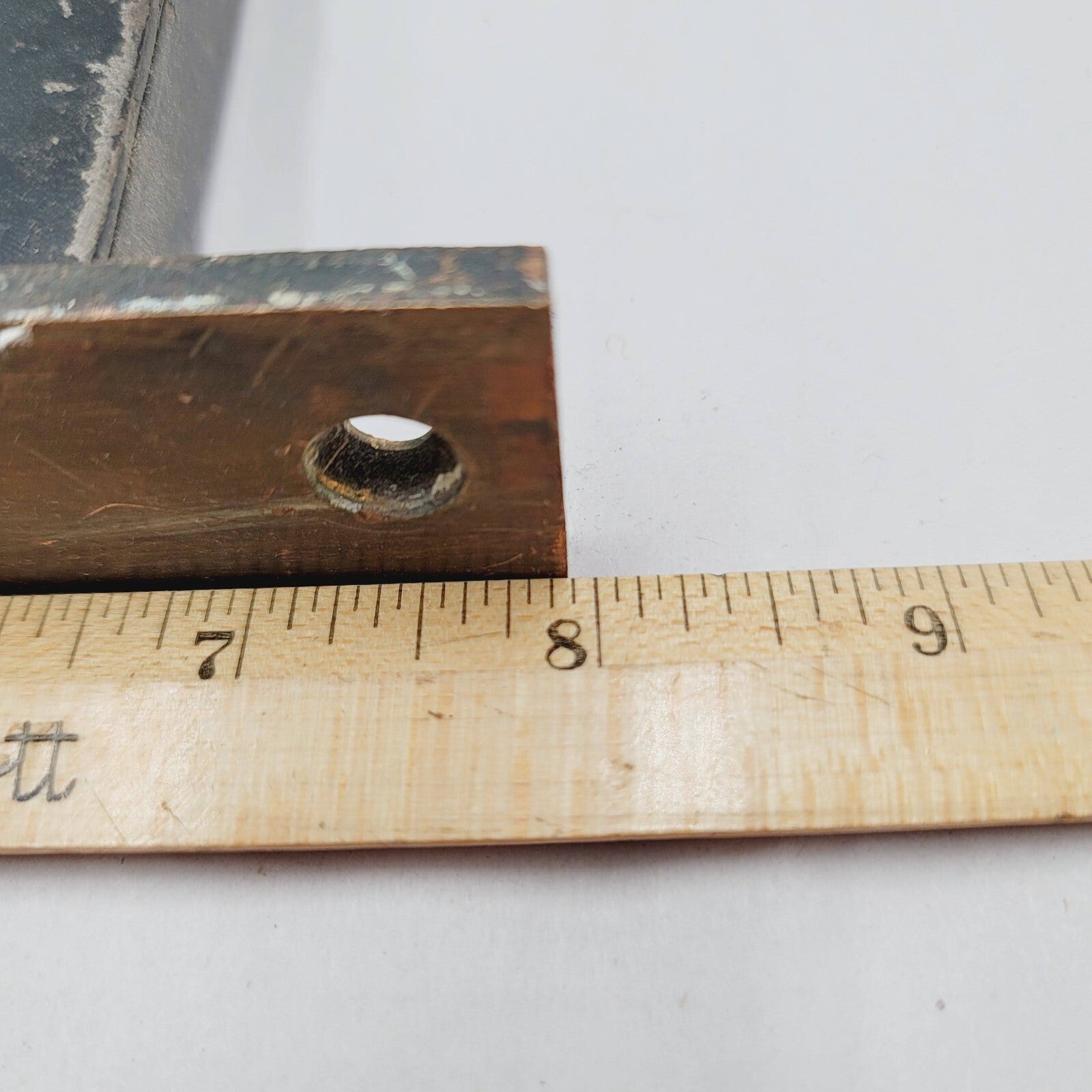 Vintage Mortise Lock Door Hardware Salvage Skeleton Keyhole NO Key