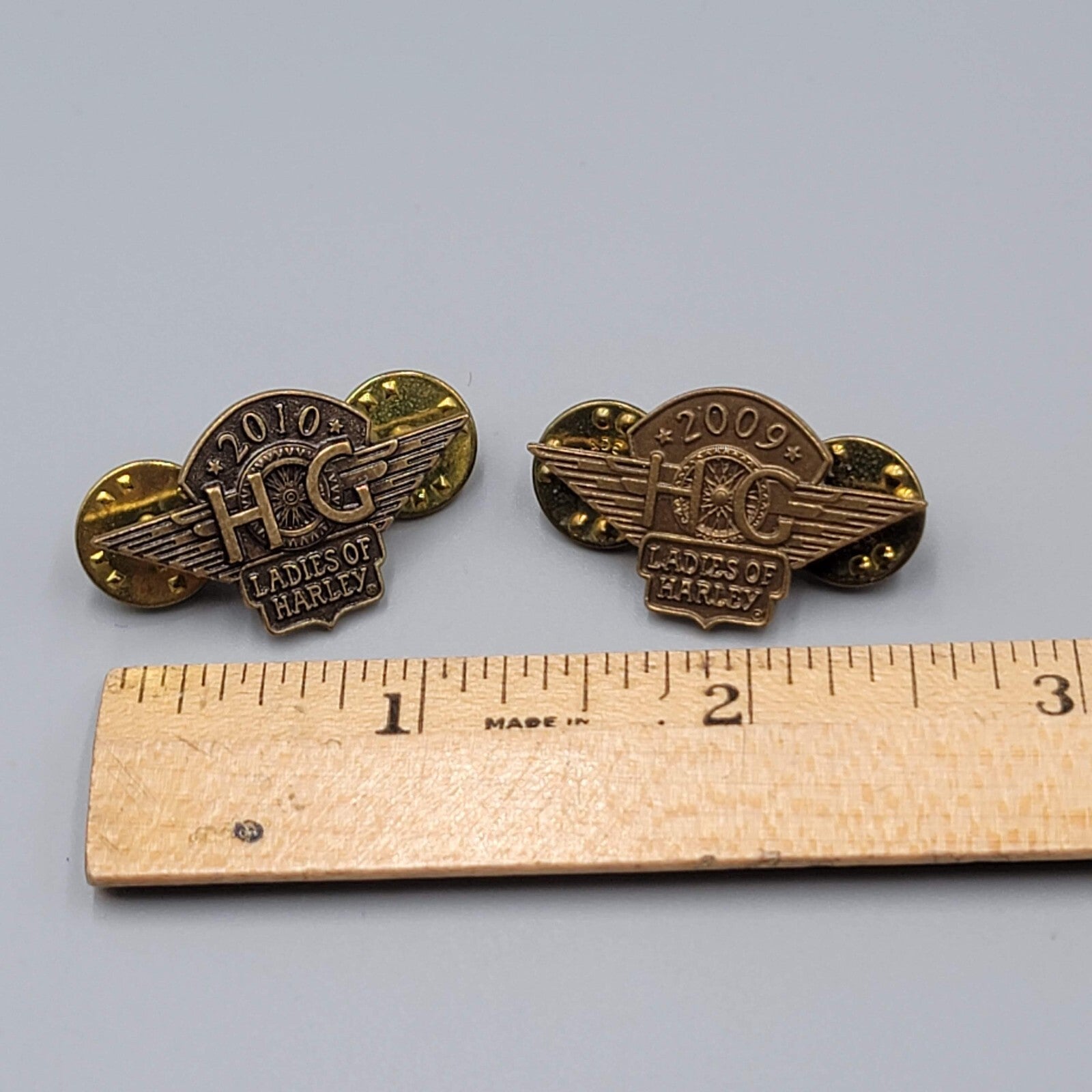 HOG Pin Ladies of Harley 2009 and 2010 Lot of 2