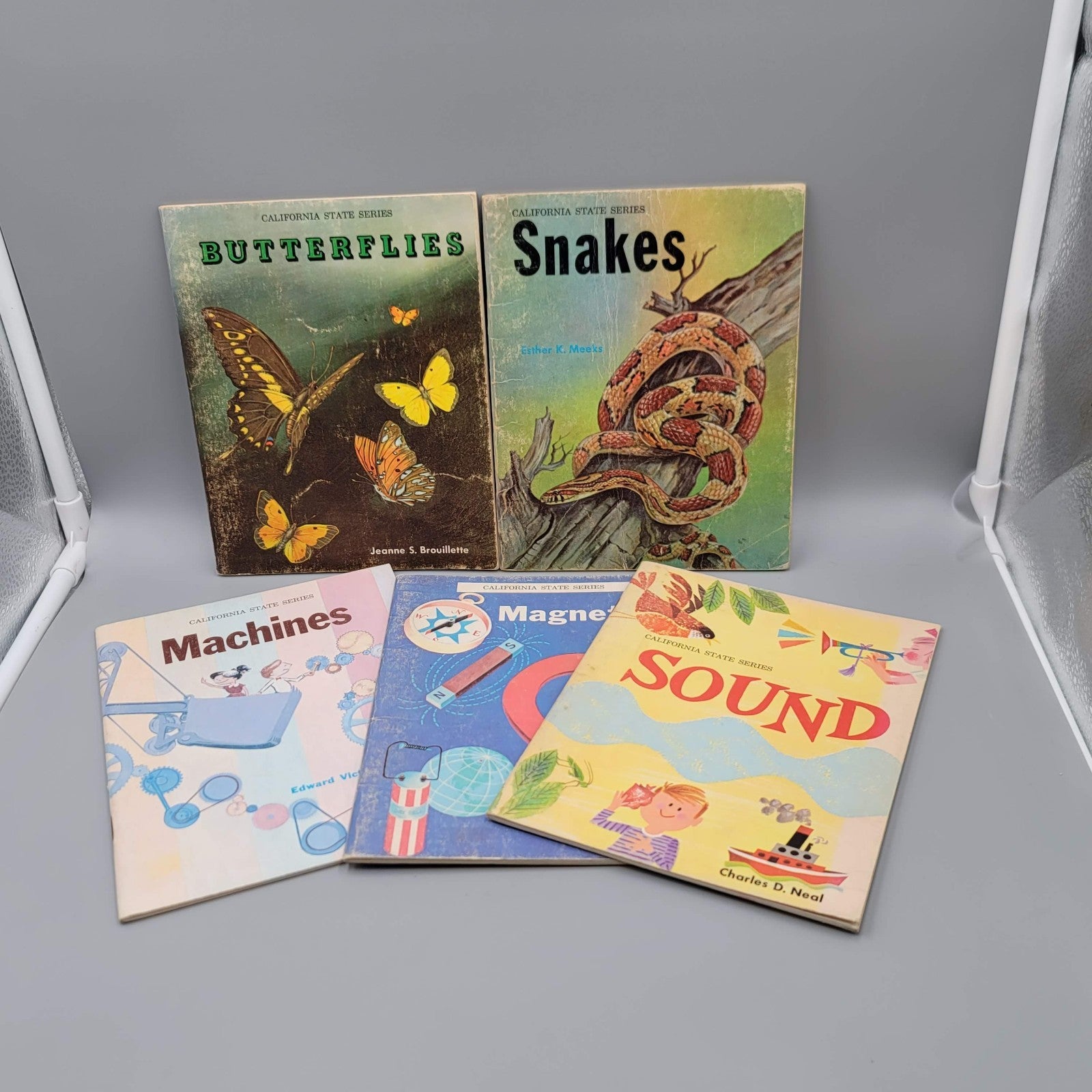 Vintage California State Series Textbook Book Lot  of 5