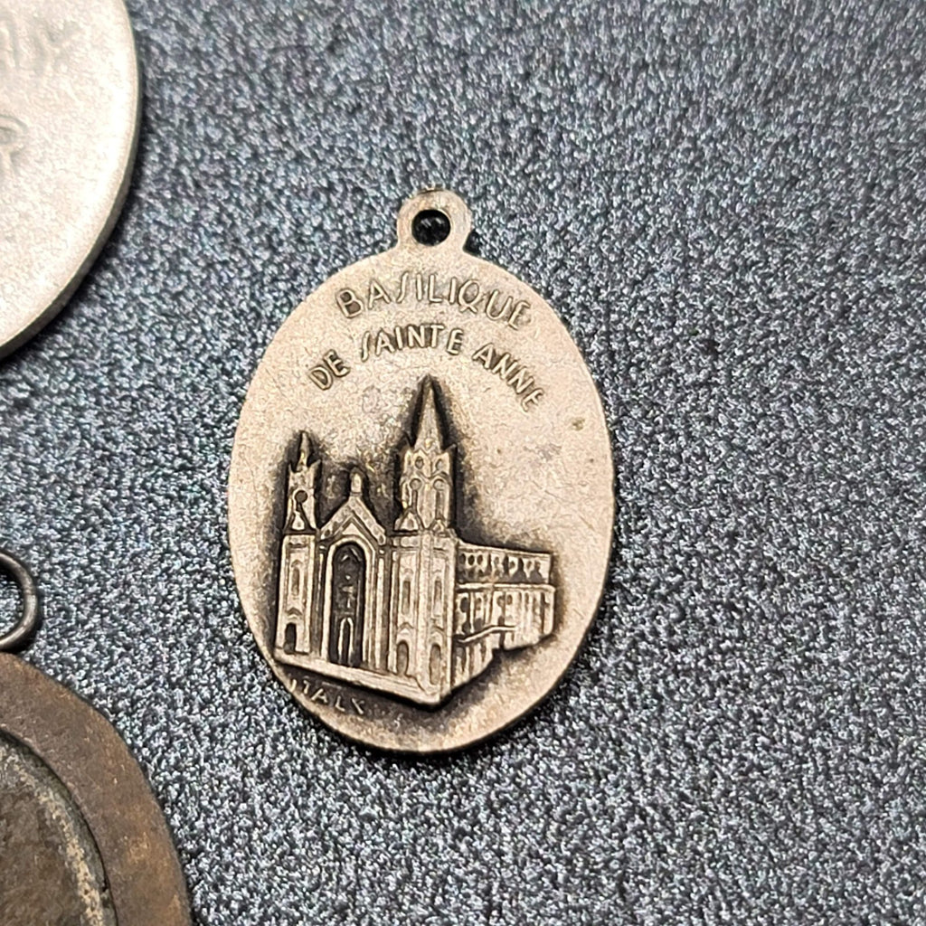 St Frances Mother Cabrini Saint Anne St Therese Medals ​Lot of 4 Italy Catholic