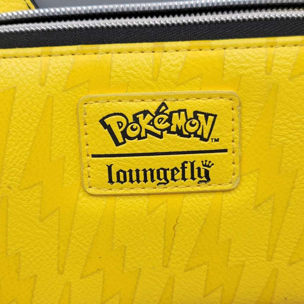 Loungefly Pikachu Zip Around Wallet Yellow Pokemon Cosplay Pre-Owned
