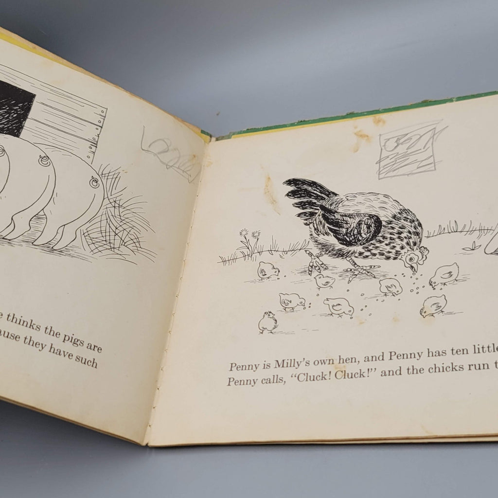 Milly And Her Dogs By Lena Barksdale Antique Children’s Book AS-IS See Photos