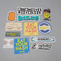 Dispensary Sticker Lot Robhots LazerCat Snaxland Veritas Colorado Harvest