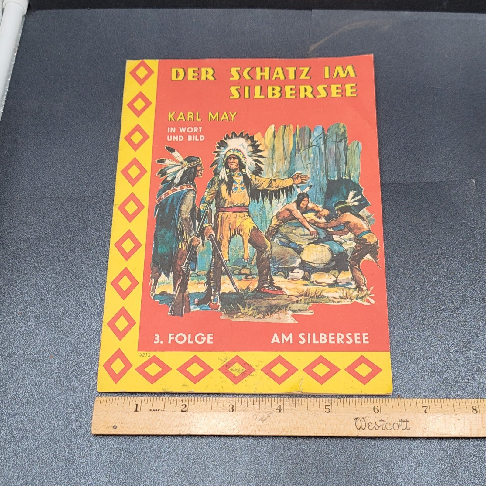 The Treasure Of Silver Lake by Karl May in Germany Condensed 6 pages Illustrated