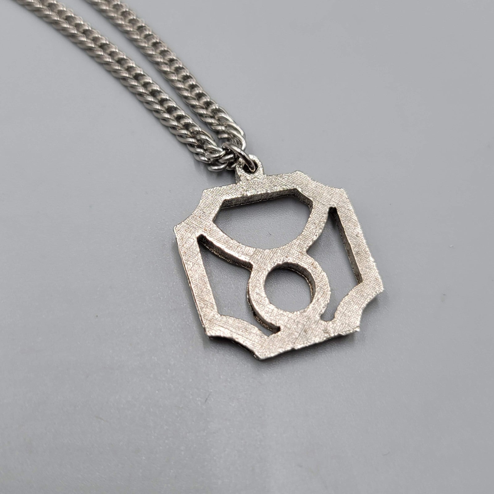 Vintage Zodiac Taurus Pendant Necklace Silver tone 18" Mens Womens
