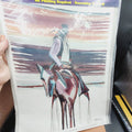 Jones Tones Color Iron on Transfers Looking Back Native American on Horse