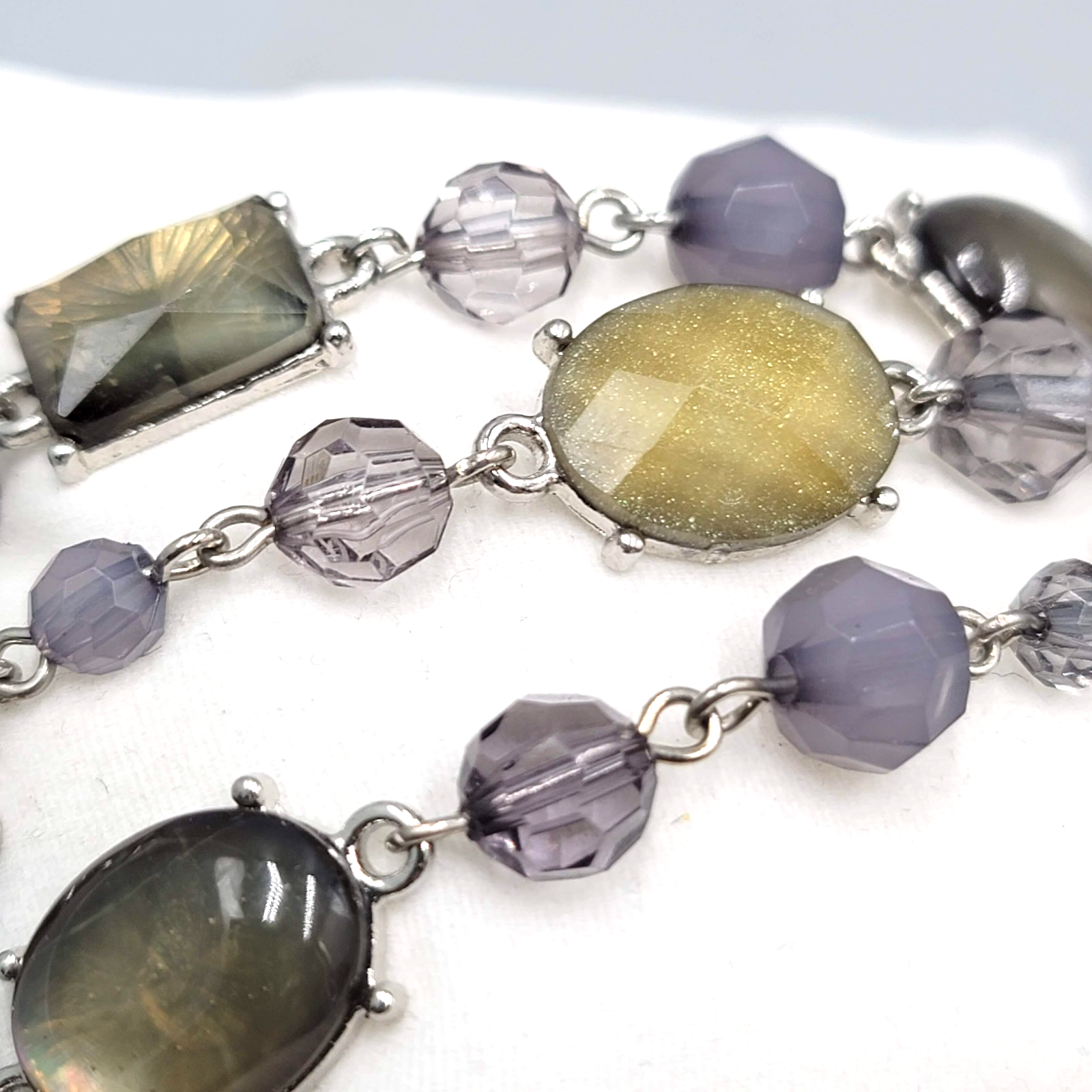 Premier Designs Bracelet Triple Strand Silver tone 