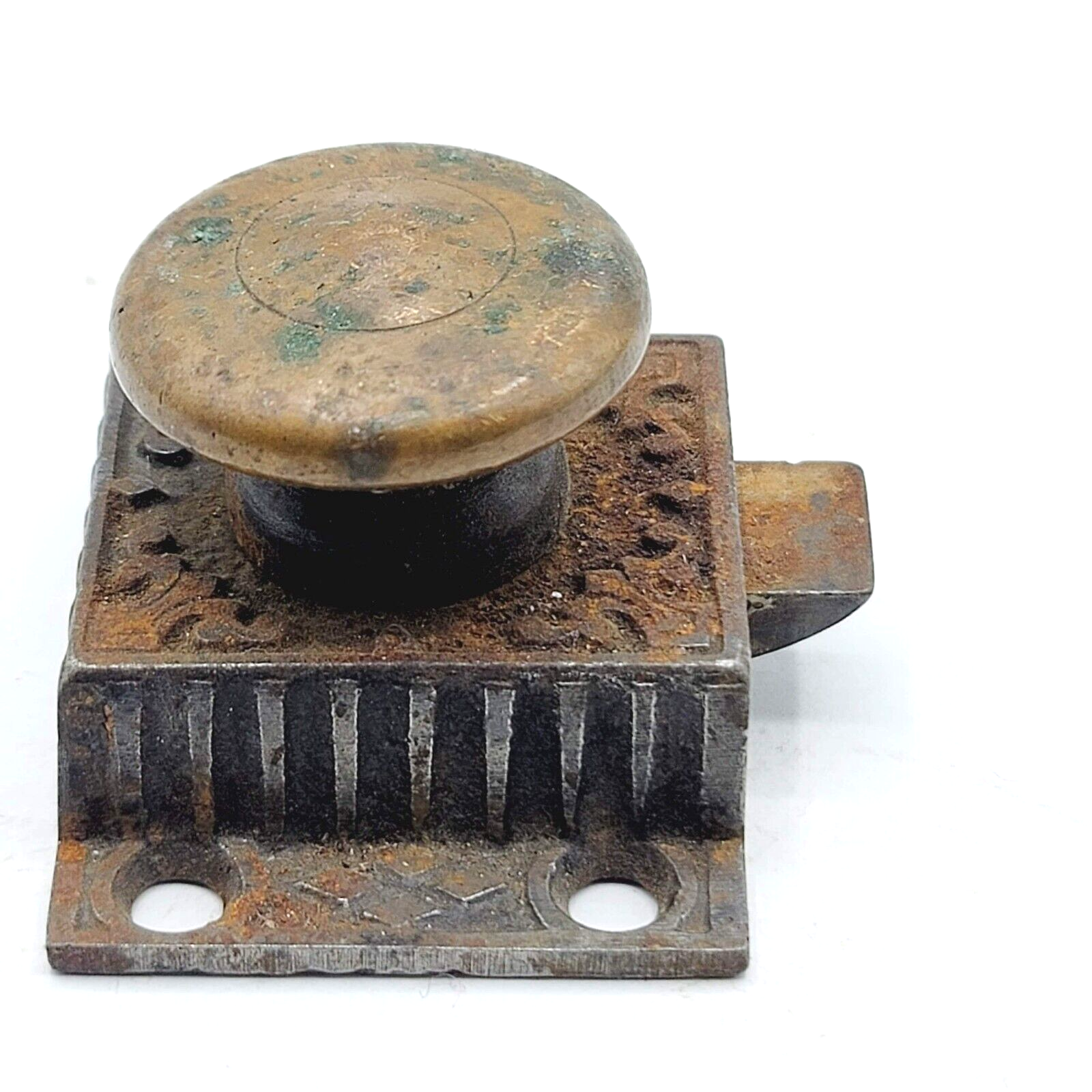 Vintage Cabinet Catch Cupboard Latch Ornate No Keeper