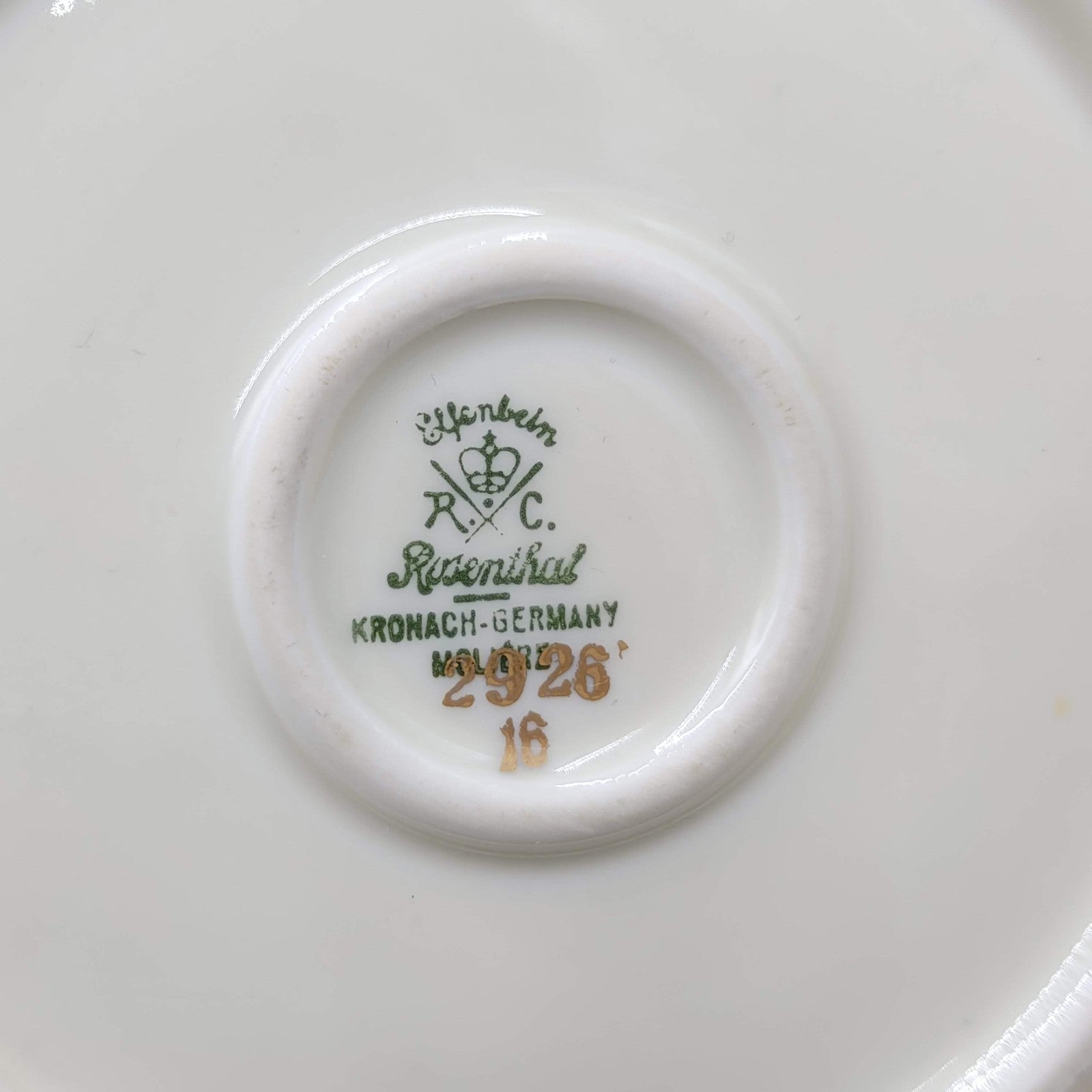 Excellent Antique Elfenbein Rosenthal Moliere Kronach Germany  2 pc
