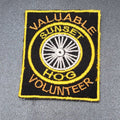 Sunset HOG Harley Davidson Valuable Volunteer Patch 2.75"x2.25"