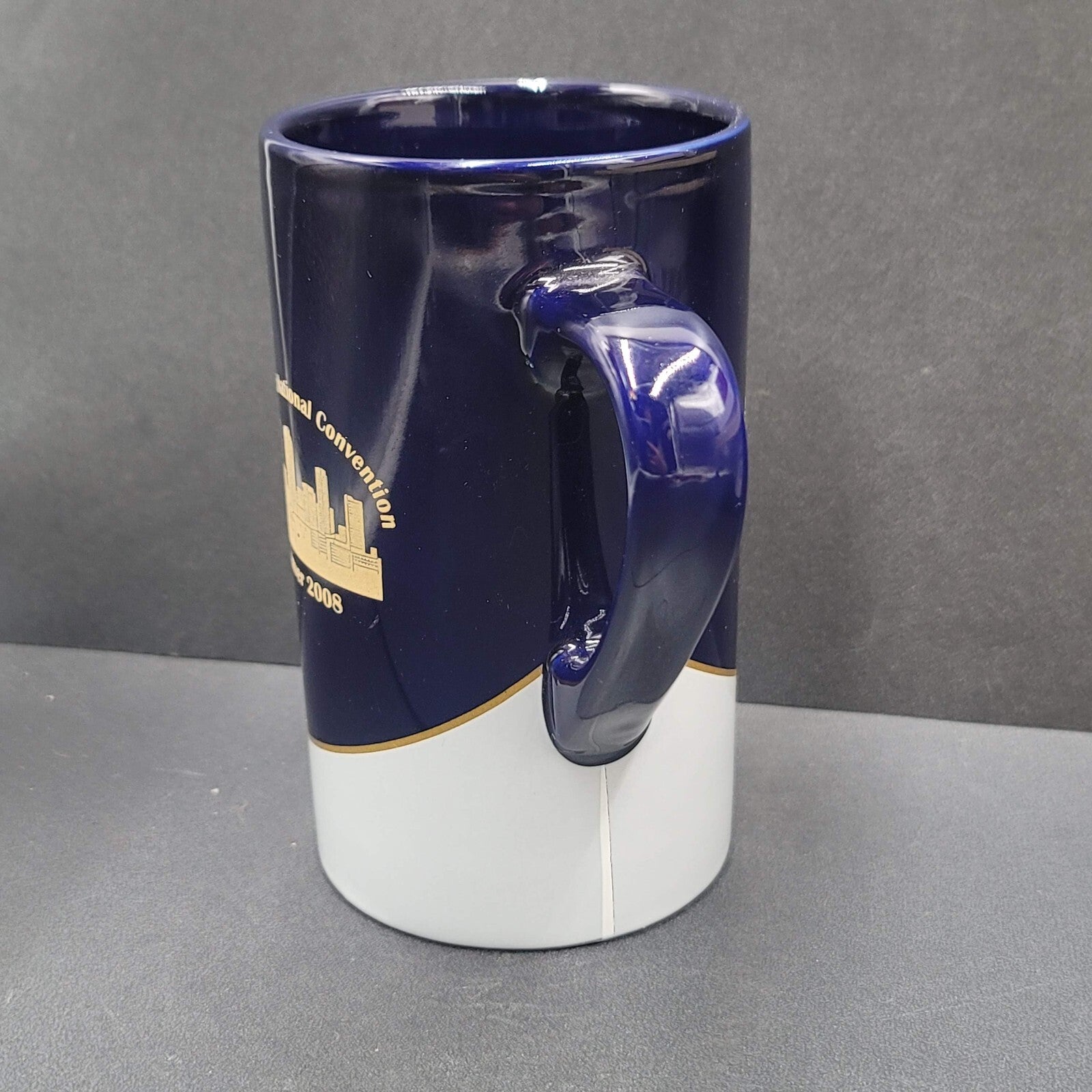 Democratic National Convention Denver 2008 Coffee Mug Blue Gray