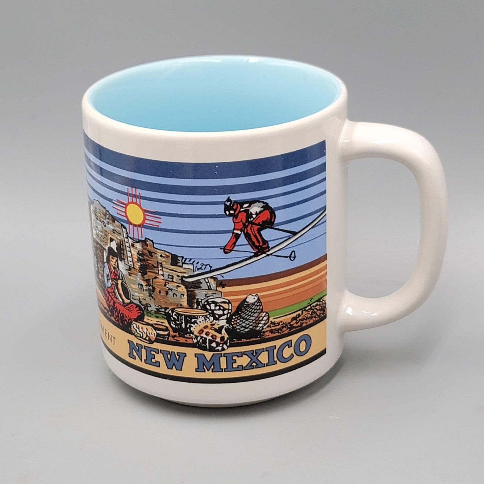 Vintage New Mexico Coffee Mug Souvenir 1986