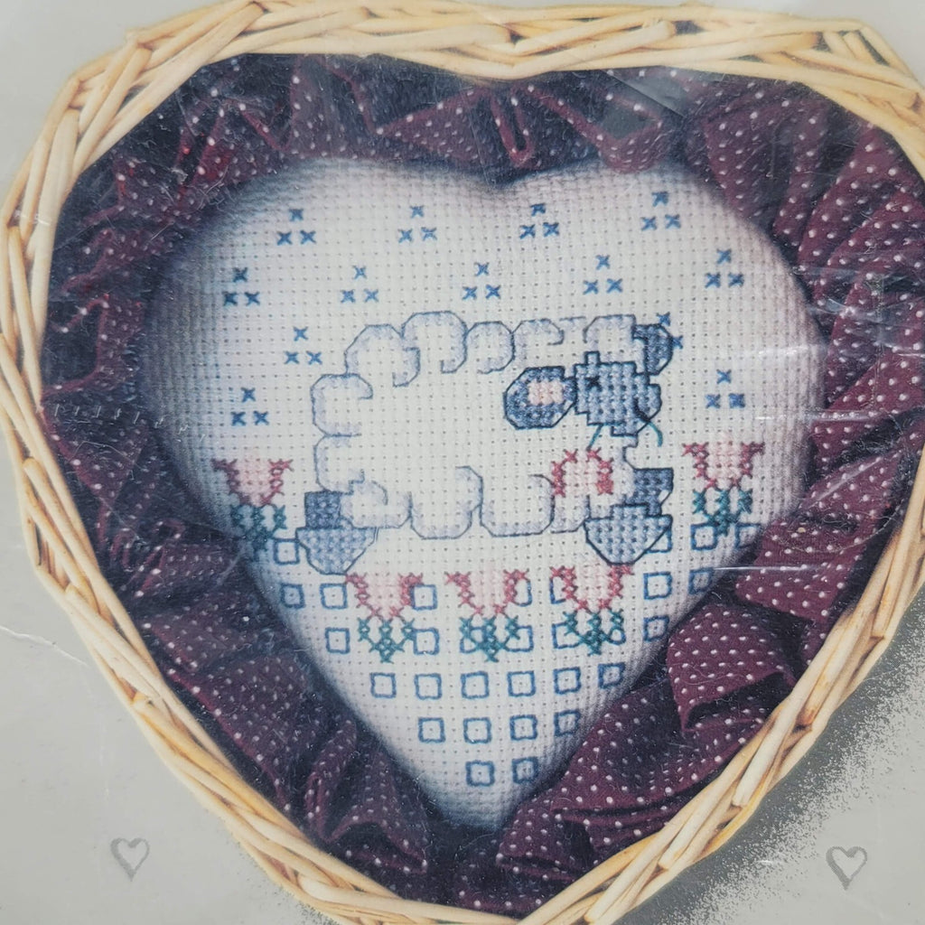 Stitchin in a Basket Judee and Co LAMB Cross Stitch Kit NEW