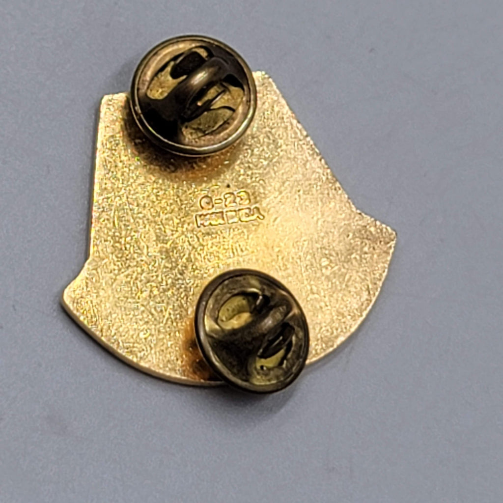US Military Massachusetts National Guard Insignia Pin Ense Petit Placidam 1 1/8"
