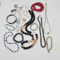 Jewelry Mixed Lot Necklace Bracelets Beaded Stones Glass