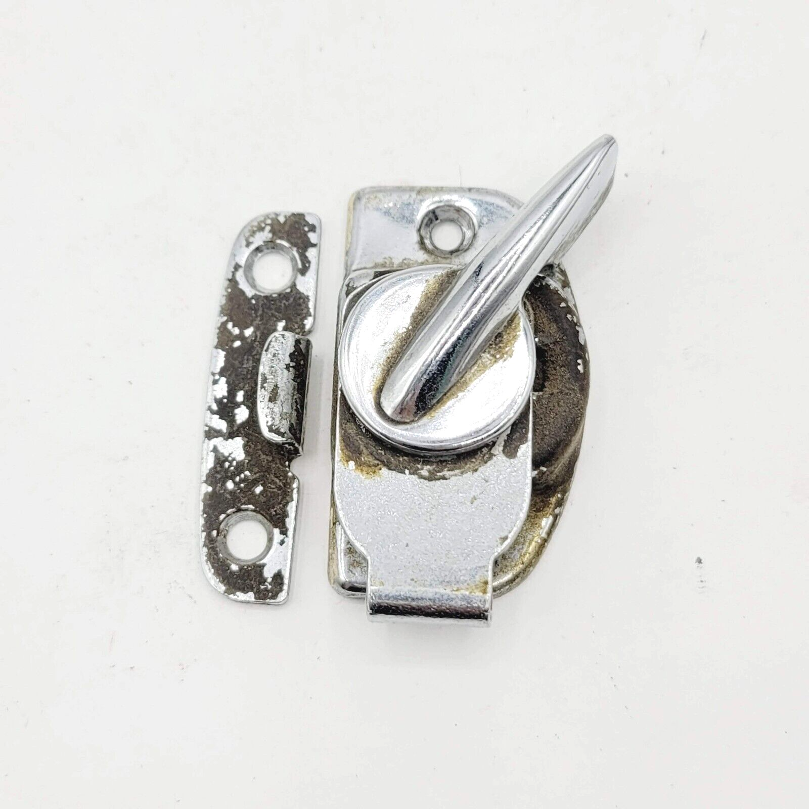 Antique Vintage Steel Window Sash Locks with Catch Keeper  Salvage Reclaimed