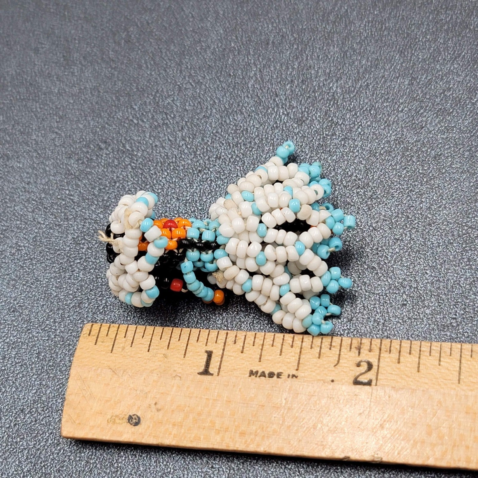 Vintage Native American Seed Bead Pendants for Necklace