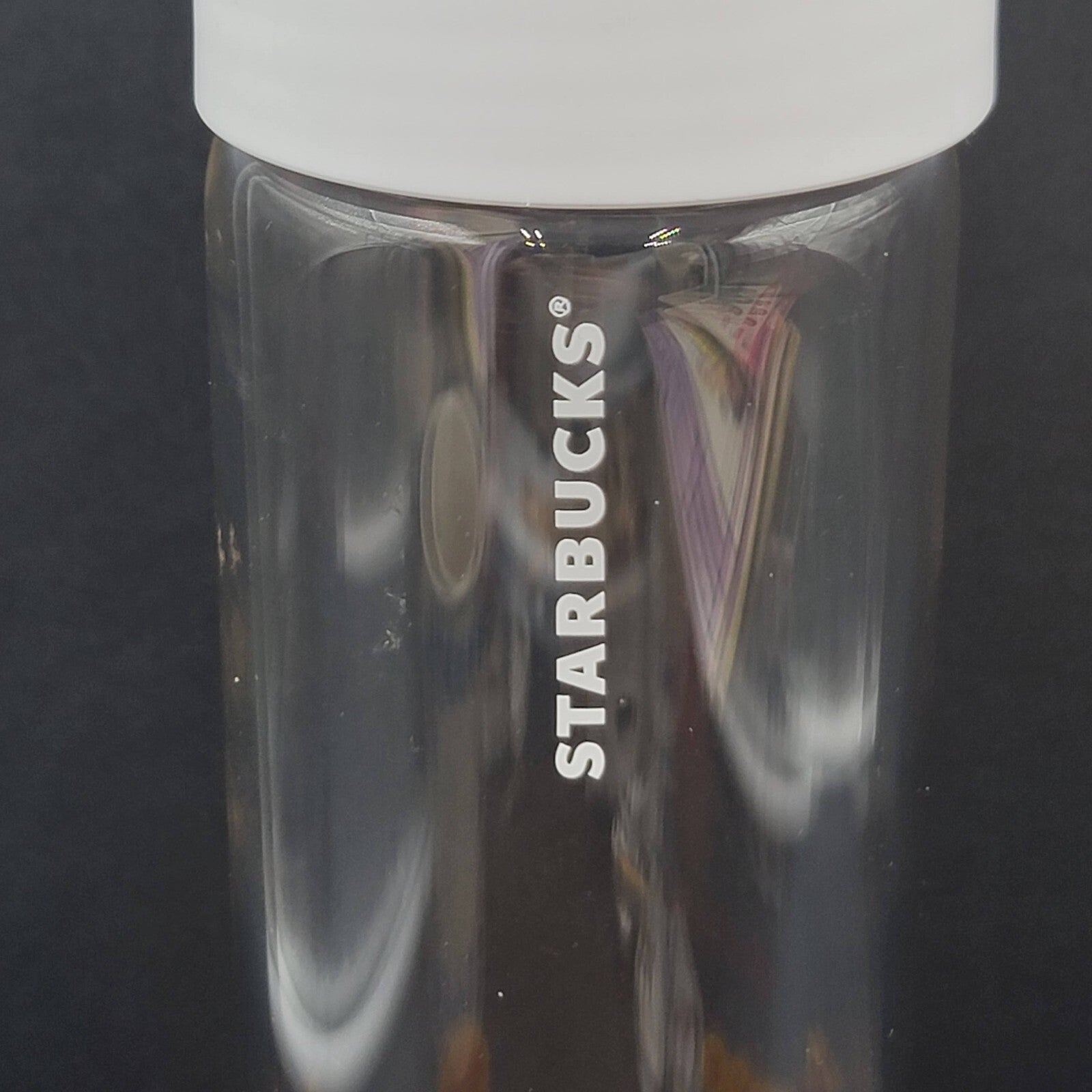 Starbucks You Are Here Collection Las Vegas NV Glass Water Bottle 18.5 oz