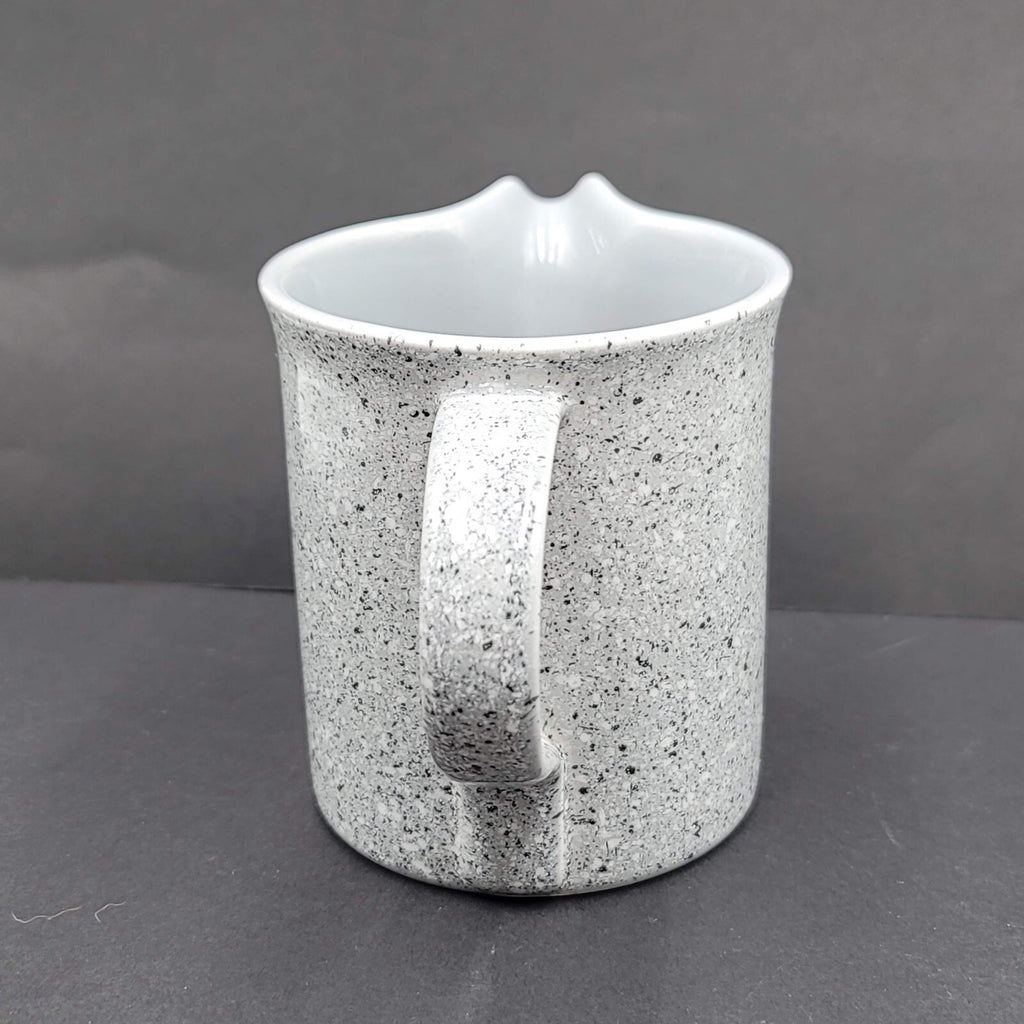 Vintage Mikasa Ultrastone Gray Creamer Gray White Speck CU726 Japan