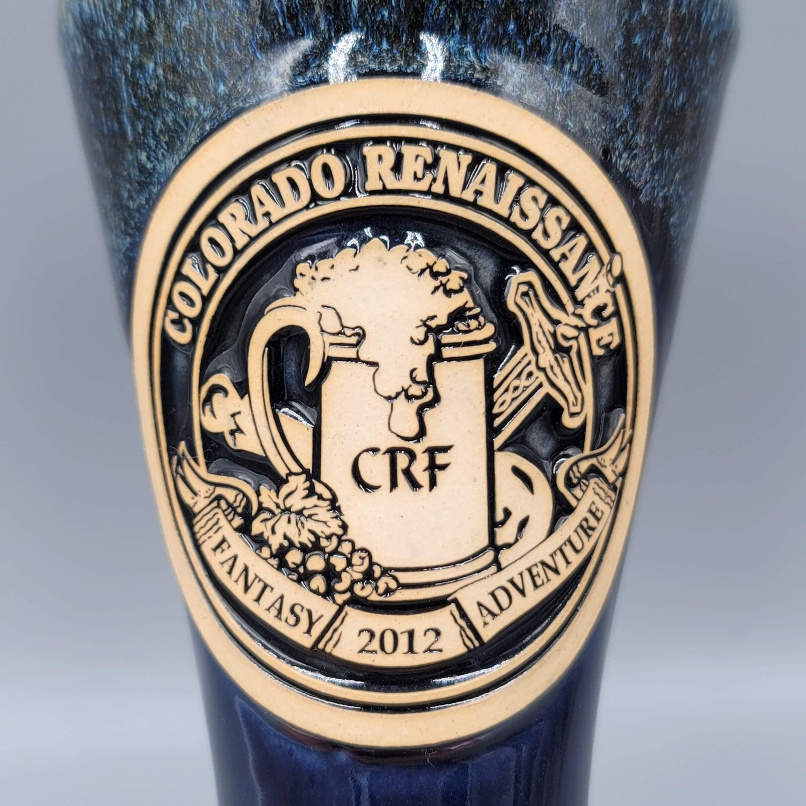 2012 Colorado Renaissance Festival Stoneware Beer Stein Tankard