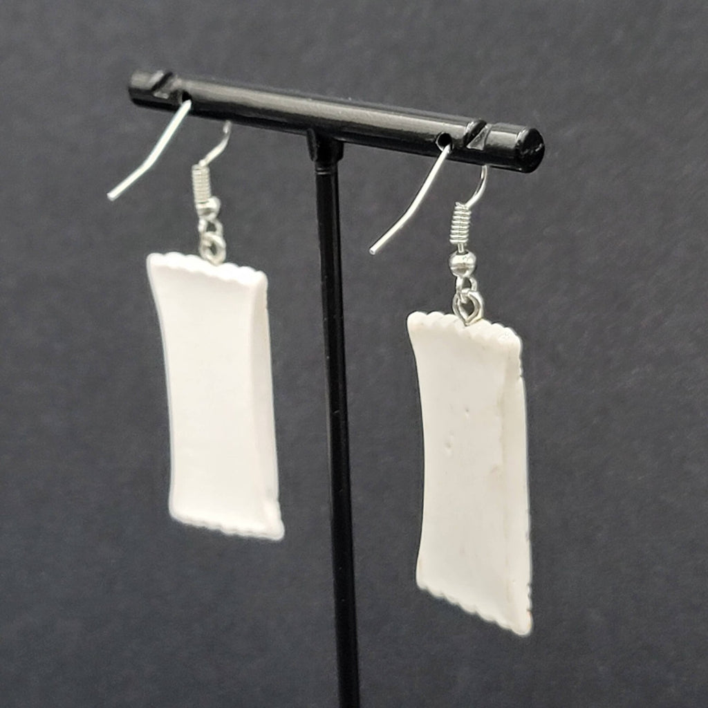 New PAYDAY Candy Bar Pierced Earrings Acrylic Dangle 1.5"