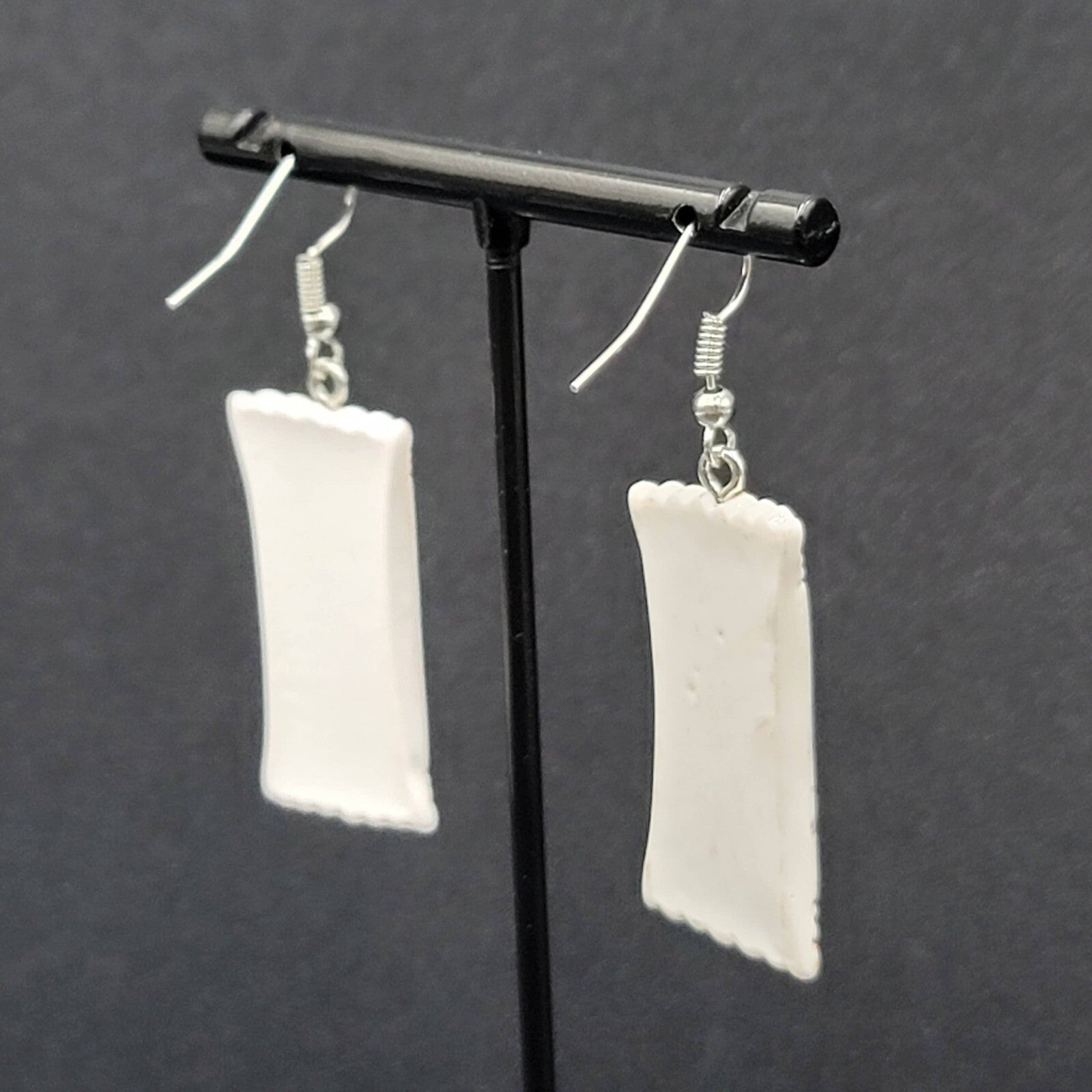 New PAYDAY Candy Bar Pierced Earrings Acrylic Dangle 1.5"