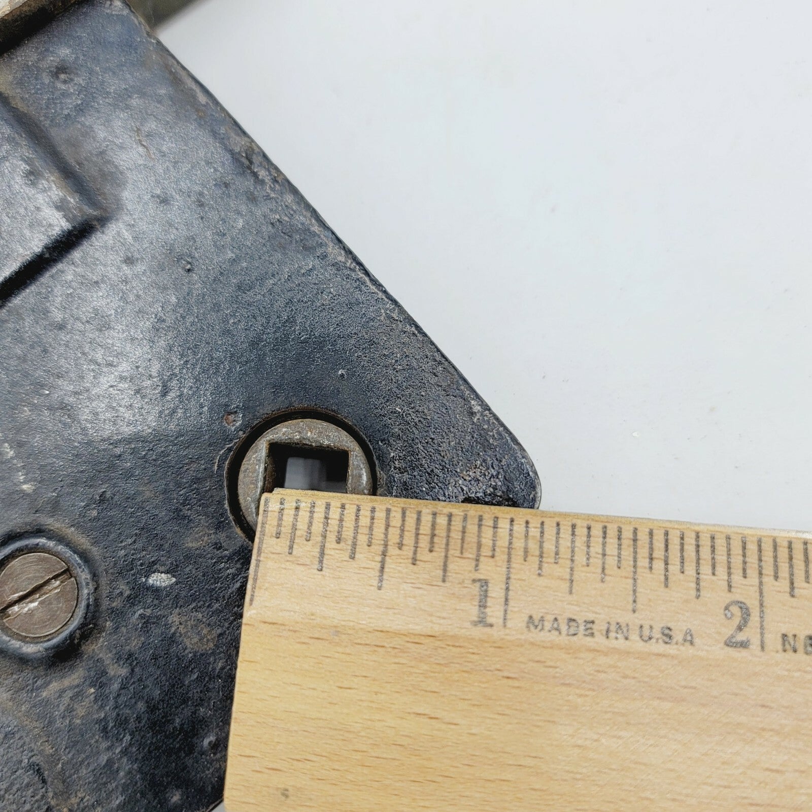 Vintage Cast Iron Door Mortise Lock Salvage Hardware  B120