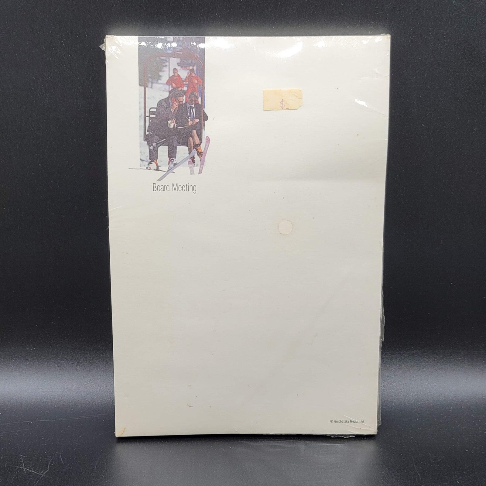 Vintage NOS Thought Factory Notepad BOARD Meeting Skier Executive 8" x 5.25"