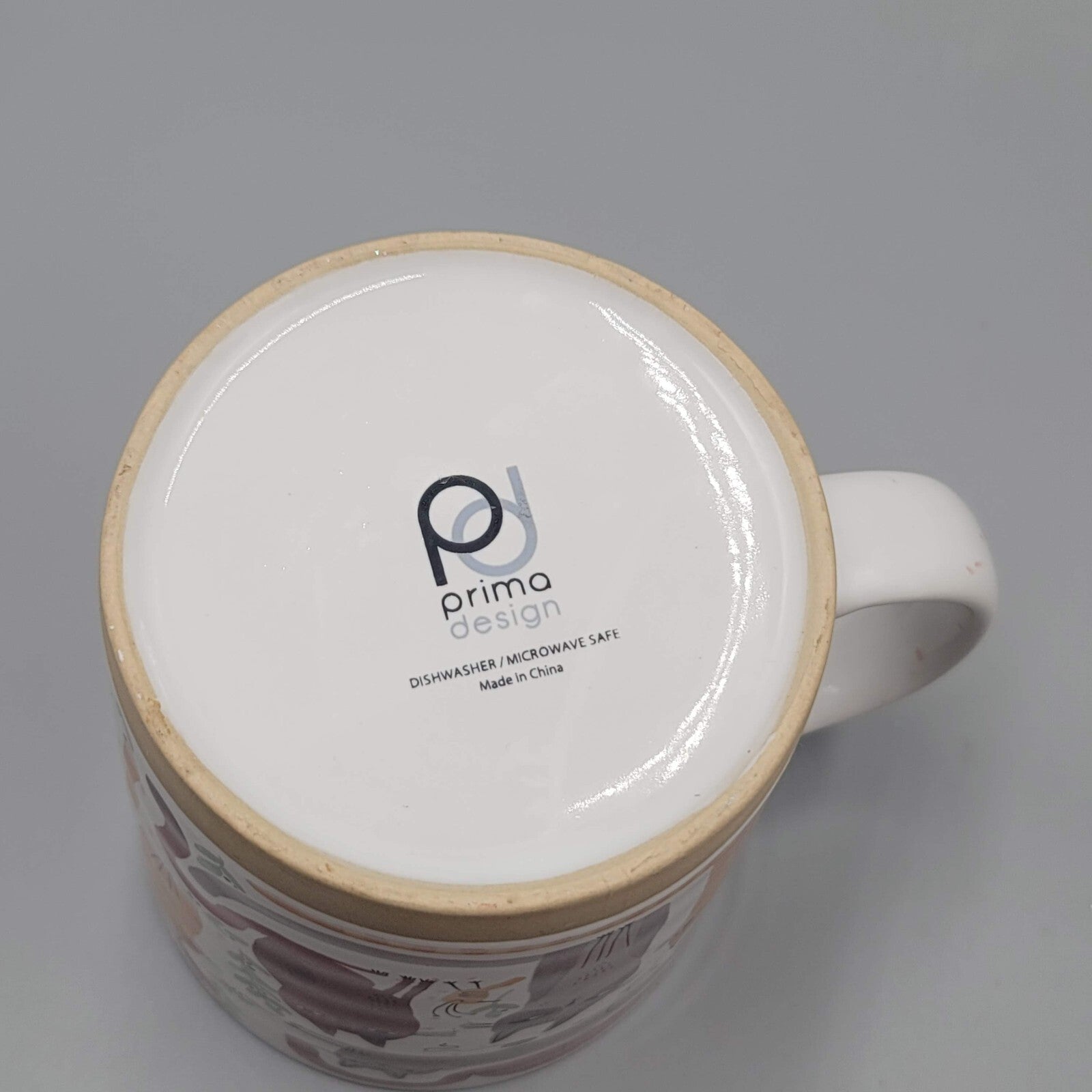 Prima Design Tabby Cat Coffee Mug Wrap Around Mischievous Cat Cup