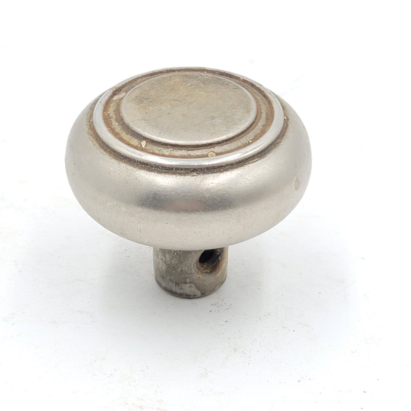 Vintage SINGLE Steel Doorknob Salvage Door Hardware 2.25"  Silver Color 19