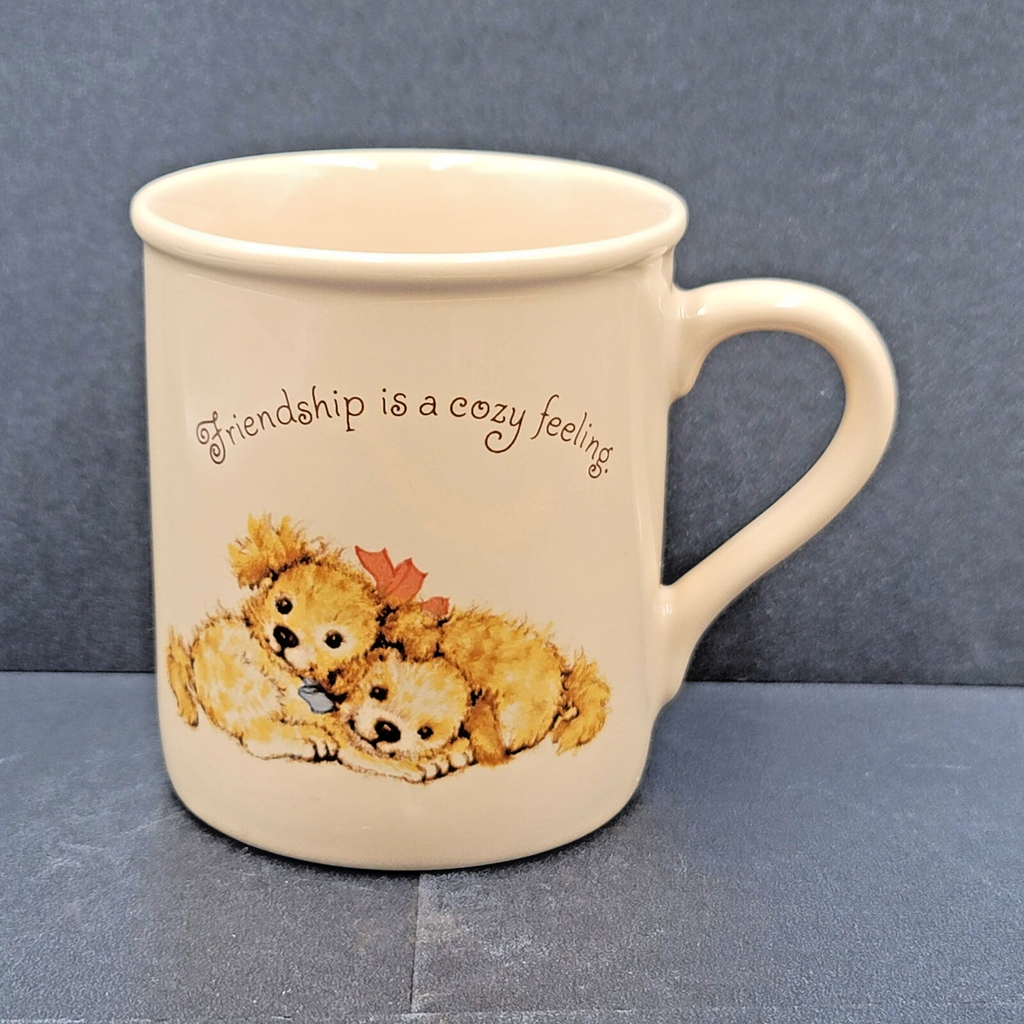 Vintage Hallmark Mug Mates Coffee Mug Puppy Dog Youve Got a Friend CUTE