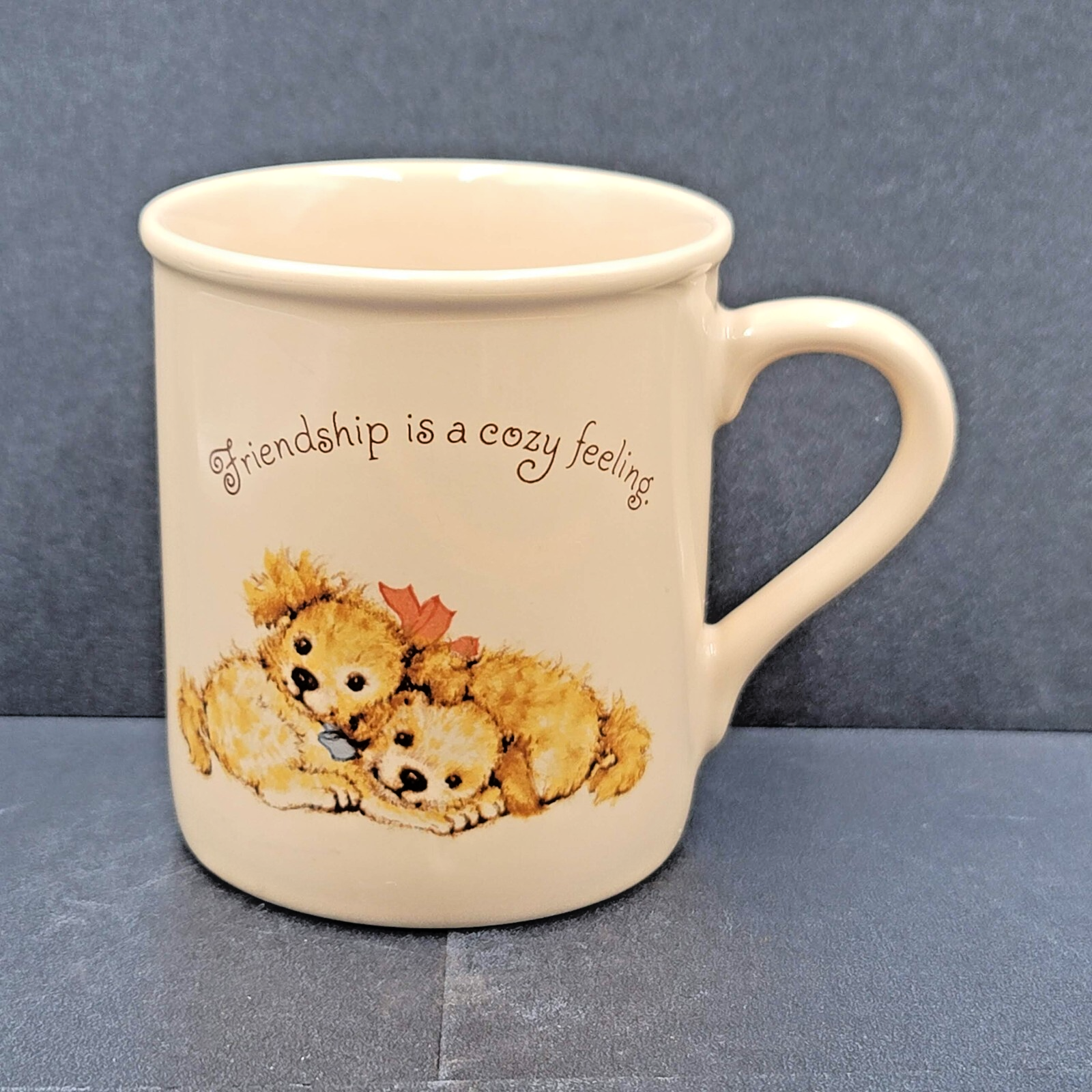 Vintage Hallmark Mug Mates Coffee Mug Puppy Dog Youve Got a Friend CUTE