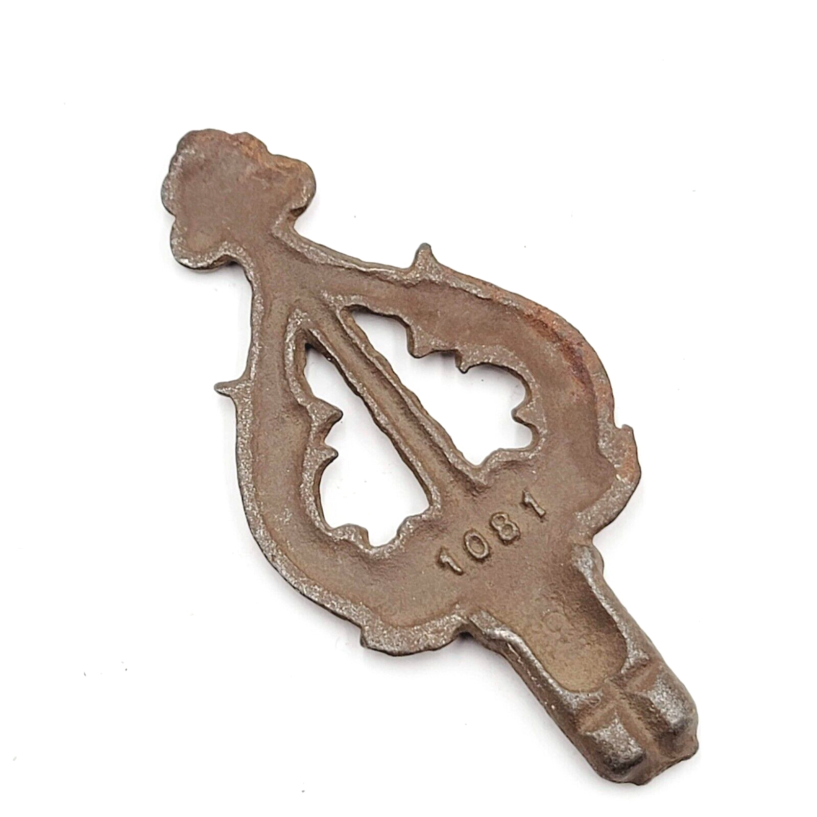 Vintage Cast Iron Ornate Salvage Random Object 4 1/2"