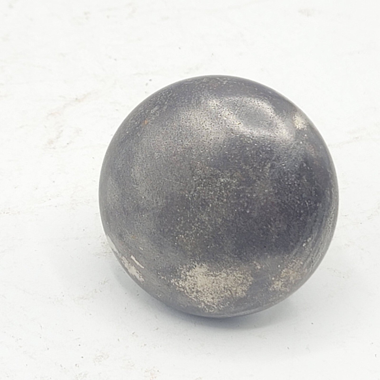 Single Vintage Smooth Steel Door Knob Reclaimed Salvage 2.25"   94k
