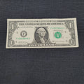 $1 Dollar Bill #F 45558846 G Series 2017 A