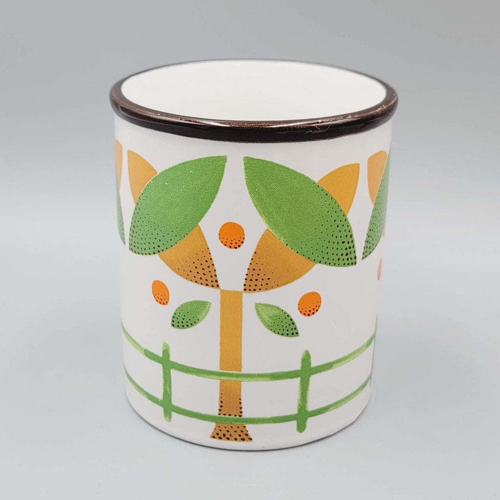 Vintage Scandinavian Tree Coffee Mug Ceramic Made in Japan