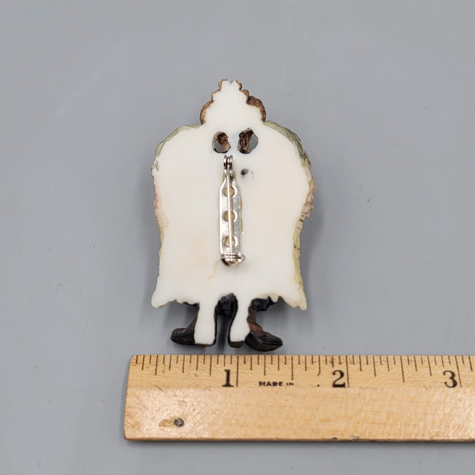 Vintage Boyds Bear Angel Brooch Resin Angel 2.75 in