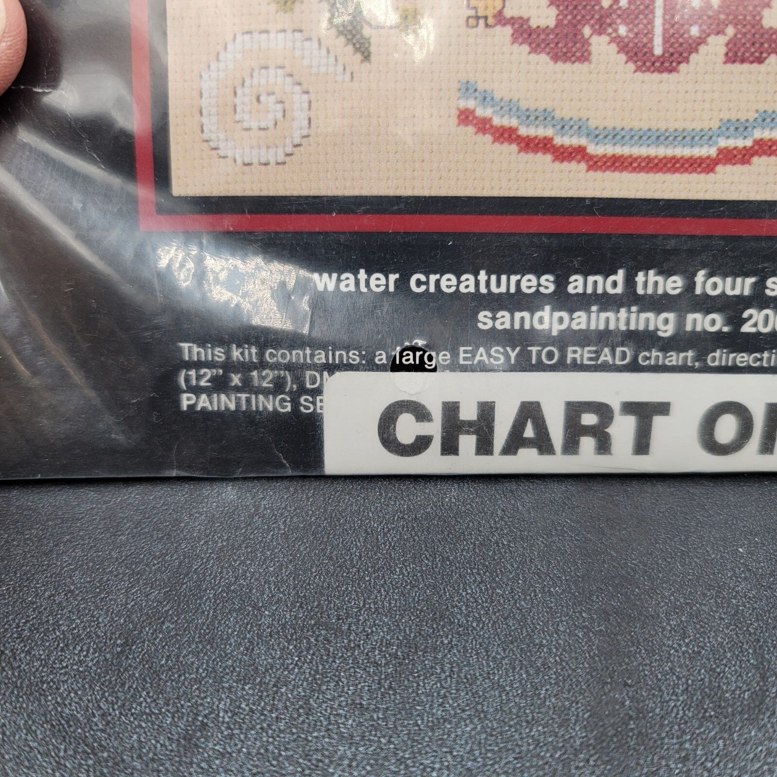 Canyon crafts Cross Stitch Kit Water Creatures Four Sacred Plants Sandpainting