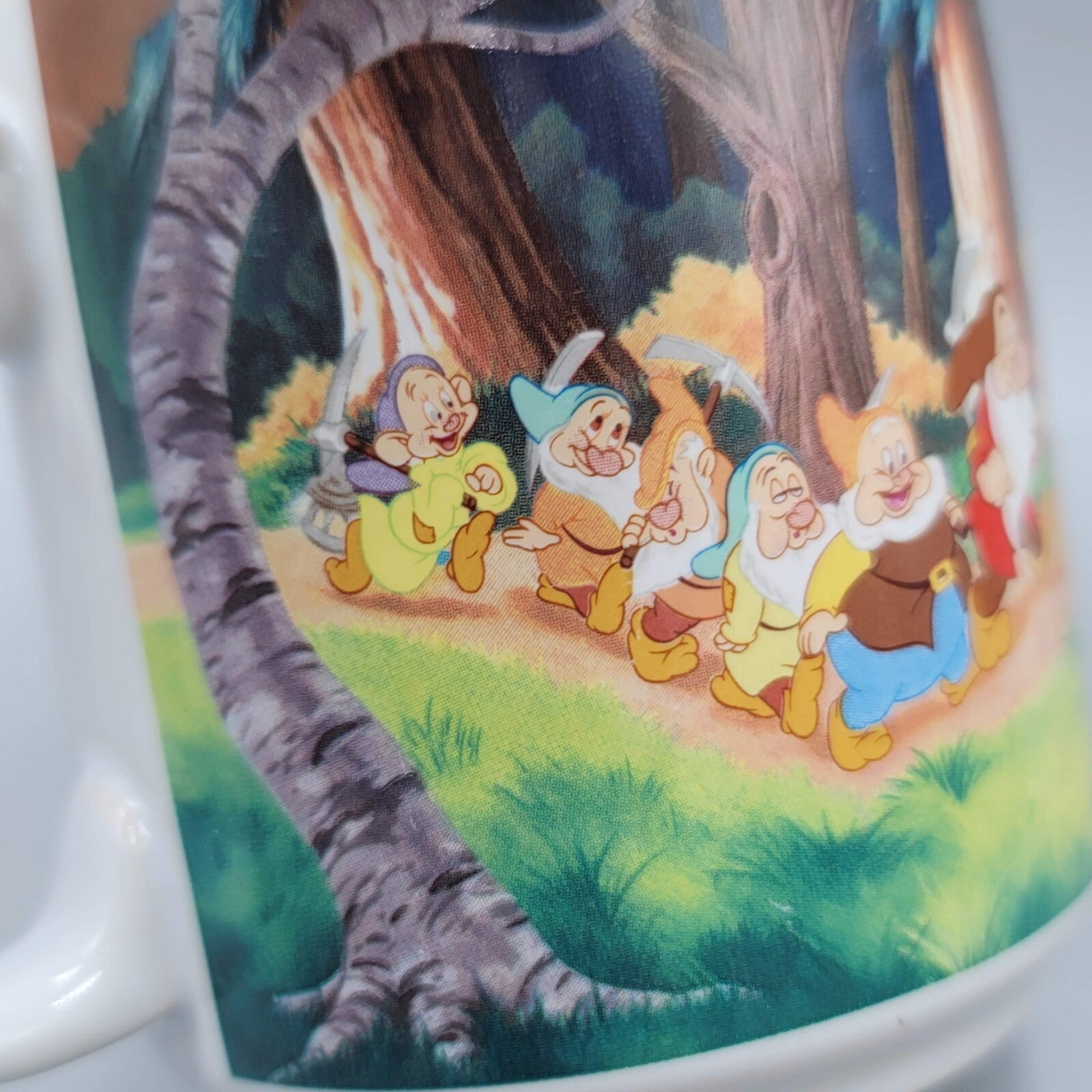 Vintage Disney Snow White Coffee Mug Cup All Over Graphic