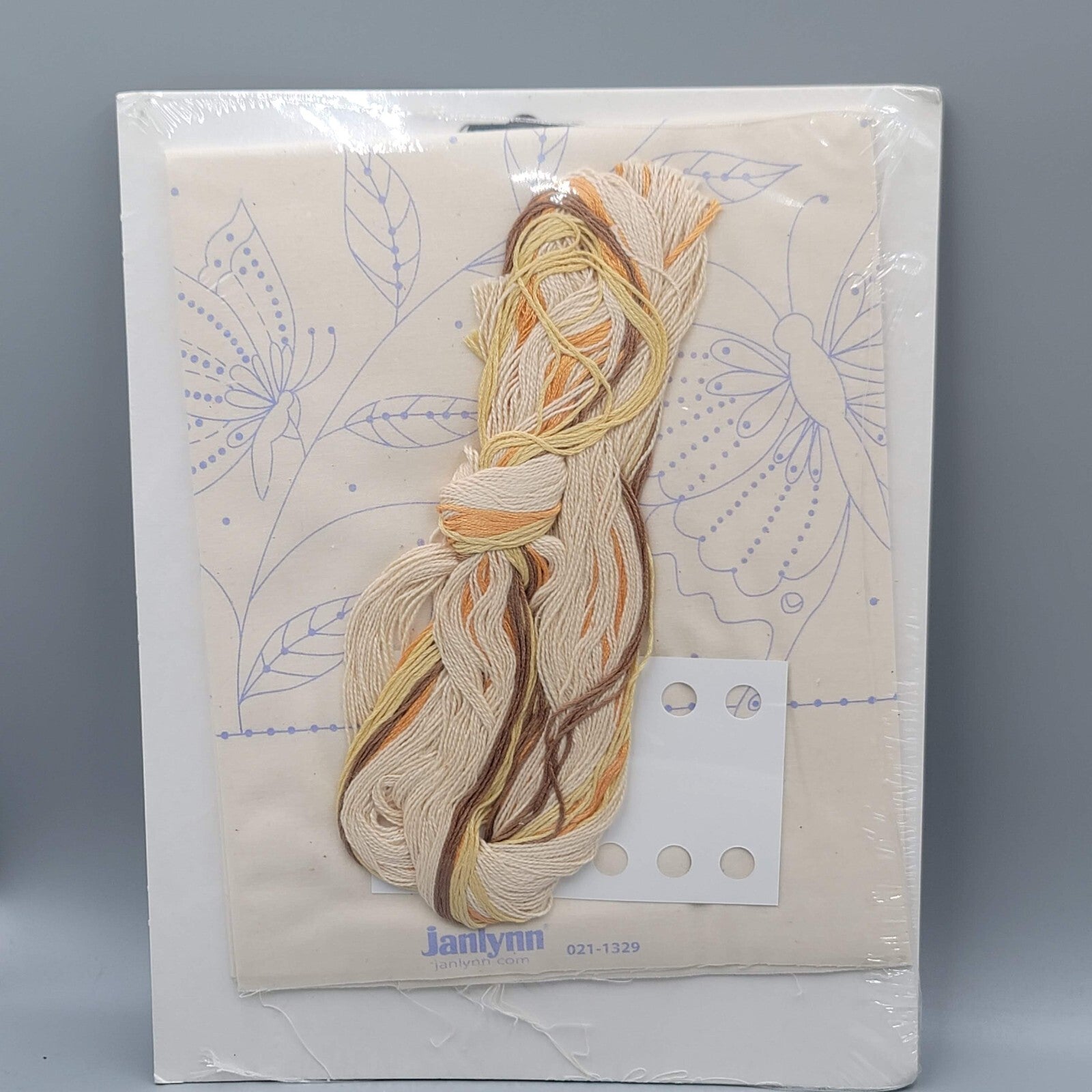 Janlynn Butterflies Pillow Candlewick Embroidery Kit 021-1329  NEW NOS