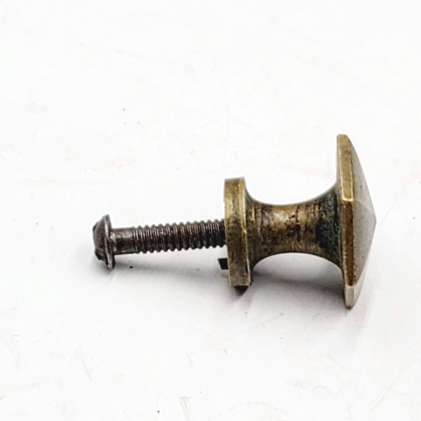 Vintage Drawer Pull Brass Salvage Hardware 1 1/8" SINGLE ONLY
