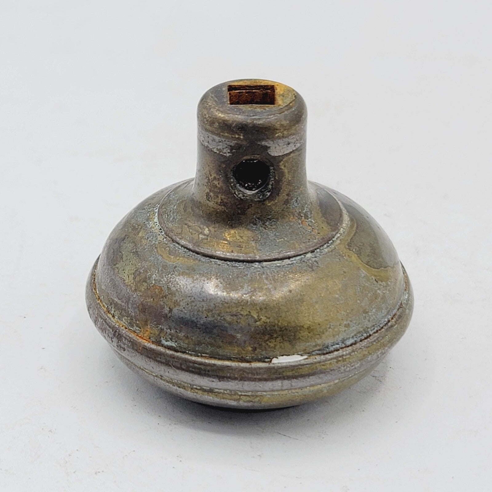 One Single Vintage Steel Door Knob Reclaimed Salvage 2.25"  dkk22